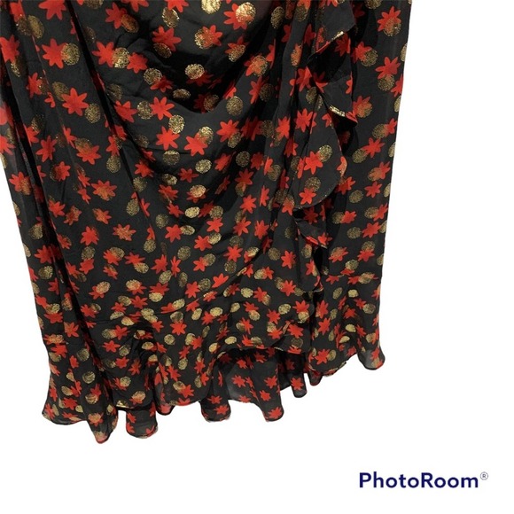 Lane Bryant - Maxi Dress, Black/Red Gold Polka Dot, W20, Haley Floral print, NWT - Picture 5 of 8
